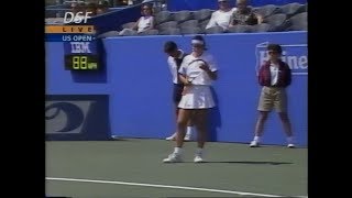 Conchita Martinez vs Brenda SchulzMcCarthy US Open 1995  1 game only [upl. by Wrdna94]