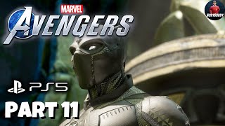 MARVELS AVENGERS PS5 Walkthrough Gameplay Part 11  2023 FULL GAME [upl. by Kciredorb]