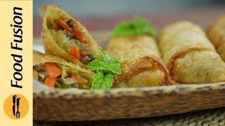 Very Easy Spring Rolls Recipe  By Food Fusion [upl. by Cristie]