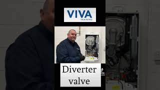 Gas training how a diverter valve works Combi boiler [upl. by Regdirb376]