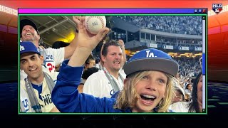 Dodgers fan details catching Freddie Freemans walkoff grand slam ball [upl. by Fabiolas381]