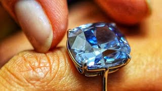 TOP 10  Most Beautiful and Expensive Blue Diamond in the World [upl. by Ibib553]