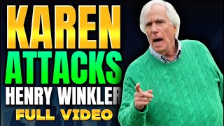 SHOCKING ATTACK ON HENRY WINKLER Karen Accosts Famous Actor During Public Outburst FULL VIDEO [upl. by Leland]