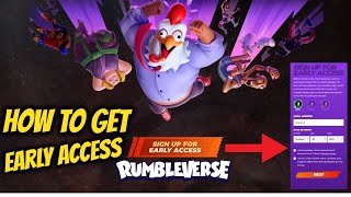 Rumbleverse How To Get Early Access PlayStation Xbox Pc [upl. by Ennairej]