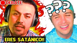 Un RELIGIOSO ✝️ acusa a Dalas Review DE SATÁNICO 😈🔥 y lo exorciza EN DIRECTO 🔴 EL MEJOR Debate 😂 [upl. by Okimuk445]