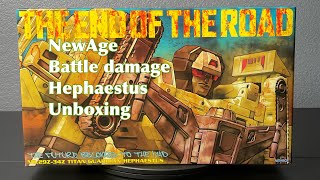 NewAge Devastator  29Z34Z Hephaestus battle damage version unboxing [upl. by Lorens]