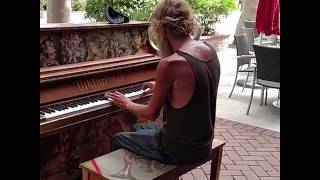 Homeless man plays piano [upl. by Eiznikam]