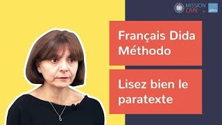 MissionCRPE  Francais  Méthodo Didactique partie 1 [upl. by Grote151]