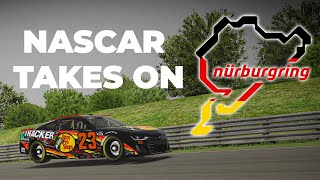 A Unique Test  NASCAR Next Gen  Nurburgring Nordschleife iRacing Full Race [upl. by Jeb]