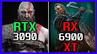 RTX 3090 vs RX 6900 XT Tested in 11 Games  RYZEN 9 5900x  4K ULTRA Settings [upl. by Sylram]