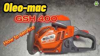 Oleo mac gsh 400 after 1 year  How to service chainsaw chainsaw [upl. by Tonya49]