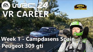 First Week of WRC Career Mode in VR – No HUD Immersive Rally Experience  WRC 24 VR [upl. by Yenobe686]