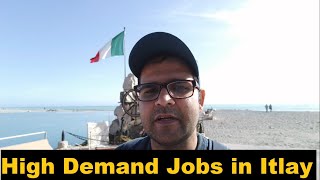 7 High Demand Jobs in Italy URDU [upl. by Anaib]