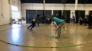 Chandler Brown vs Andy Hoang Tier A Rapier amp Dagger quarterfinals SoCal Swordfight 2024 [upl. by Ardnasela]