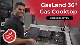 GASLAND Chef 36quot ProStyle 5 Burner Gas Cooktop Unboxing amp Review [upl. by Eniloj867]