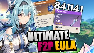 I Built the ULTIMATE F2P Eula in Genshin [upl. by Arbua894]