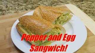 Pepper amp Egg Sandwich Classic perfection for your dining pleasure [upl. by Aynwat909]