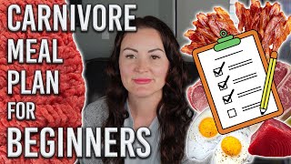 Carnivore Meal Plan For Beginners [upl. by Lein]