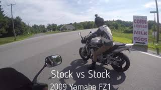 Gen 1 Yamaha FZ1 VS Gen 2 Yamaha FZ1 [upl. by Petronia456]