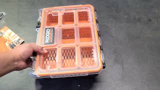 20 Ridgid Pro Gear Compact Tool And Small Parts Organizer 254071 [upl. by Arhna]