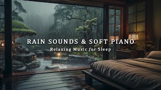 3 Hours Relaxing Sleep Music with Rain Sounds  Peaceful Music in the Warm Bedroom Stress Relief [upl. by Eima965]