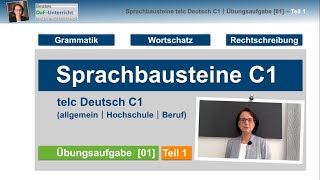 Sprachbausteine C1 – Übungsaufgabe 1 – TEIL 1 [upl. by Einnhoj784]