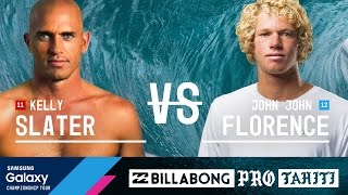 Kelly Slater vs John John Florence  Billabong Pro Tahiti 2016 Final [upl. by Aicined]