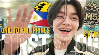 First Ever Vlog  Onic Traveling to the Philippines [upl. by Samohtnhoj454]