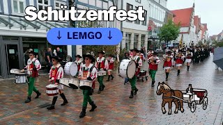 Schützenfest Lemgo  Lippe Festumzug Parade August 2024 [upl. by Llien92]