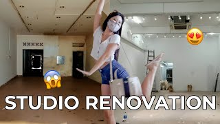 STUDIO RENOVATION Turning an Old Shophouse to a Dance Studio Part 1 Sandra Faustina [upl. by Hgielime]