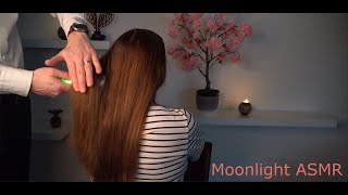 Afterwork relaxing ASMR hair brush [upl. by Botsford]