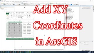 Add XY Coordinates in ArcGIS [upl. by Quillon321]