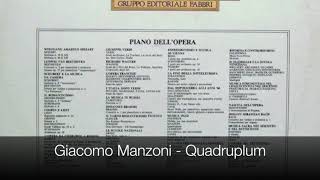 Giacomo Manzoni quotQuadruplumquot 1968 [upl. by Uht]