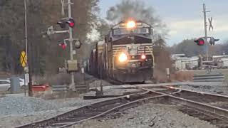 NS 4434 at McGehee Arkansas 11272022 [upl. by Nemrac792]