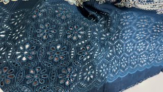 Original Bana Doria Viscose Chikenkari 3pc  Jacquard Barosha Shawl [upl. by Liek440]