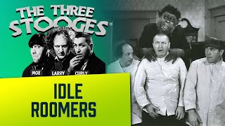 The THREE STOOGES  Ep 80  Idle Roomers [upl. by Rehpotsyrk]