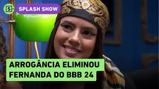 BBB 24 Arrogante e prepotente Fernanda fez por merecer eliminação opina Leão Lobo [upl. by Aihsele]