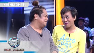 Ate Gay and Chokoleit act out an entertaining commercial  Minute To Win It [upl. by Boatwright]