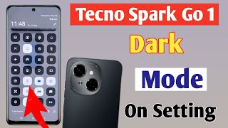 How to enable dark mode in all tecno mobile  tecno spark go 1 me dark mode kaise kare  dark mode [upl. by Eener279]