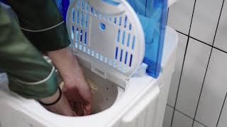 Costway 2in1 Portable Washing Machine and Dryer Combo [upl. by Enirod]