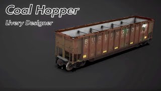 Rusty Coal Hopper TSW2 PS4 BN on livery designer  Time Elapse [upl. by Auhs]