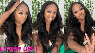 Easy and detailed UPart Wig Install with leave out ft Unice hair [upl. by Attirehs627]