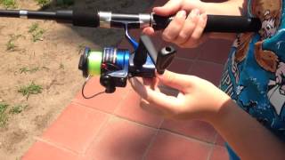 How To Use An Open Reel Fishing Rod [upl. by Charlena]