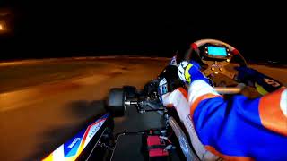 Karting Vendrell  Lets Ride It Night Onboard X30 senior Kart Republic [upl. by Dinesh]