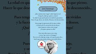 José Saramago Qué cuántos años tengo Miss Libros [upl. by Hsizan]