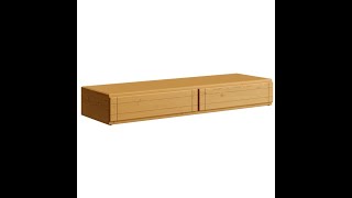 Solid Wood Under Bed Storage  Bunk Beds Canada [upl. by Eimar]