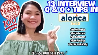 ALORICA INITIAL INTERVIEW QUESTIONS AND ANSWERS FOR NEWBIES AND VETERANS 2024  PART II NAYUMI CEE ✨ [upl. by Stannwood]