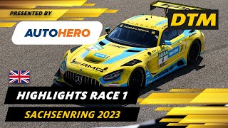 DTM Sachsenring Highlights presented by Autohero  DTM 2023 [upl. by Irreg]