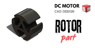 quotSolidWorks Tutorial Designing a DC Motor Rotor  Complete Guidequot [upl. by Matthieu379]