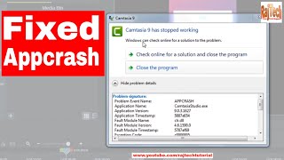 Appcrash in Windows 7 Solution  How to fix appcrash error in windows 7  Windows 10  2019 [upl. by Stag]